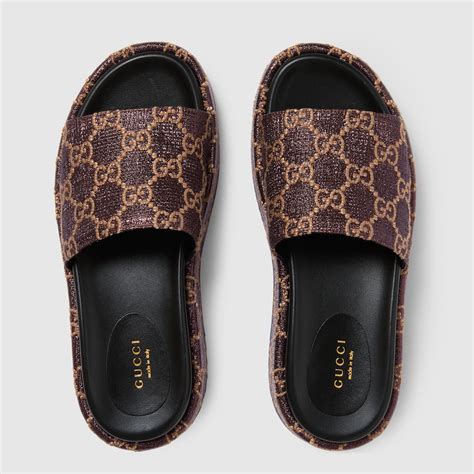 gucci slip on sandals.